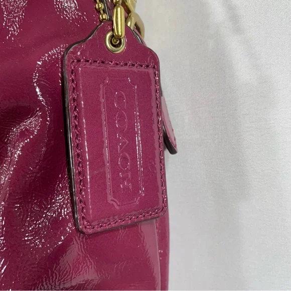 Coach Patent Leather Shoulder Bag - Picture 7 of 13
